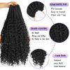 Picture of Goddess Box Braids Crochet Hair With Curly Ends 24 Inch Bohomian Box Braids Crochet Braids 8 Packs Crochet Braids Synthetic Braiding Hair Extension for Black Women (24 Inch (Pack of 8), #1)………