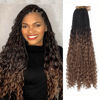 Picture of Goddess Box Braids Crochet Hair With Curly Ends 18 Inch Bohomian Box Braids Crochet Braids 8 Packs 3X Crochet Braids Synthetic Braiding Hair Extension for Black Women (18 Inch (Pack of 8), 4-30)……