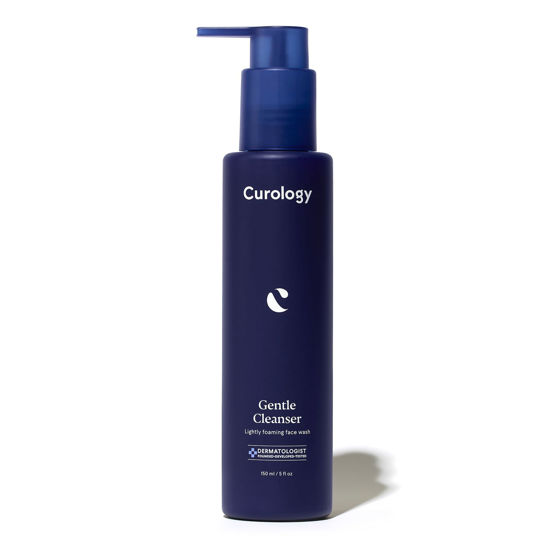 Picture of Curology Gentle Facial Cleanser, Lightly Foaming Face Wash, For Sensitive, Dry or Oily Skin Types, Hydrating Gel Texture, Fragrance Free Skin Care, 5 fl oz