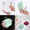 Picture of Mocado Compact LED Travel Makeup Mirror - 4 Inches 1X/10X Magnification Travel Mirror with Light Dimmable Double Sides Lighted USB Rechargeable Compact Mirror for Purse,Pocket,Travel(Powdery Green)