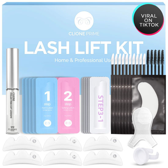 Picture of CLIONE PRIME Korean Lash Lift Kit - Eye Brow Lamination Kit Eyelash Perm Kit Eyelash Lift Kit Lash Perm Eyebrow Lamination