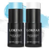 Picture of LOKFAR Light Blue and White Face Paint Halloween Makeup Kit, White Foundation Makeup Eye Black Stick, Blue White Face Makeup for Halloween Zombie Clown Vampire Avatar Sally Corpse Bride Joker Makeup