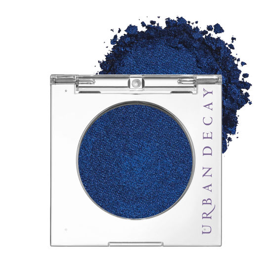 Picture of URBAN DECAY 24/7 Longwear Eyeshadow Single (Charged - Deep Blue Shimmer), High-Pigment Eye Shadow Compact, Smooth & Blendable Colors, Crease-free, Vegan - 0.06 oz
