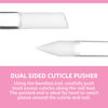 Picture of Bona Fide Beauty Glass Cuticle Pusher Set of 2 Manicure Nail Care Tools, 2PC Premium Clear Glass Manicure Sticks