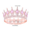 Picture of Feltent Queen Crown for Women Crystal Tiara for Girl Rhinestone Wedding Headband for Bride Hair Accessories for Costume Birthday Party Prom Gifts