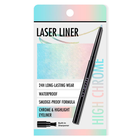 Picture of BEPHOLAN Pink Blue Eyeliner Pencil,2-in-1 Color Waterproof Glitter Gel Eye Liner Highligter,Mermaid Korean Makeup Waterline Eyeliner,Smudge Proof (FAIRY TALE)