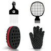 Picture of Selalu Curl Sponge Set with Glove, Metal Brush Pick and Twist Comb for Men and Women