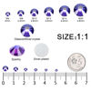 Picture of 3792 Pcs Magma Flatback Rhinestones Set for Nail, Art, Crafts, Makeup, Tumblers Glitter Round with Tweezers and Picking Pen(SS6~SS20)