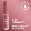 Picture of NYX PROFESSIONAL MAKEUP This Is Milky Gloss, Vegan Lip Gloss, 12 Hour Hydration - Cherry Skimmed (Dusty Pink Mauve)