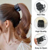 Picture of Drnytunk 18 Pcs Small Hair Clips Claw Clips for Women,Various Styles Hair Claw Clips Set Butterfly Hair Clips Flower Claw Clips for Thick Thin Hair Rectangle Hair Clip Hair Styling Accessories,Neutral