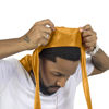Picture of ForceWave Silky Durag for Men Wave Cap Satin Dorag for Men Women 360 Wave (Gold)