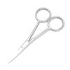 Picture of Motanar Multicolor Professional Grooming Scissors for Personal Care Facial Hair Removal and Ear Nose Eyebrow Trimming Stainless Steel Fine Straight Tip Scissors 3.9 Inch (Silver D)