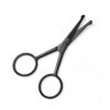 Picture of Motanar Multicolor Professional Grooming Scissors for Personal Care Facial Hair Removal and Ear Nose Eyebrow Trimming Stainless Steel Fine Straight Tip Scissors 3.9 Inch (Black Safety Head B)
