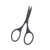 Picture of Motanar Multicolor Professional Grooming Scissors for Personal Care Facial Hair Removal and Ear Nose Eyebrow Trimming Stainless Steel Fine Straight Tip Scissors 3.9 Inch (Black Set D)
