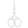 Picture of Motanar Multicolor Professional Grooming Scissors for Personal Care Facial Hair Removal and Ear Nose Eyebrow Trimming Stainless Steel Fine Straight Tip Scissors 3.9 Inch (Silver Set D)