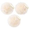 Picture of AmazerBath Loofah Sponge, Shower Loofah 60g/PCS - Body Scrubber Loofa Set of 3 Cream Color, Bath Sponge for Men and Women