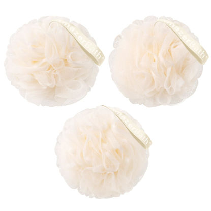 Picture of AmazerBath Loofah Sponge, Shower Loofah 60g/PCS - Body Scrubber Loofa Set of 3 Cream Color, Bath Sponge for Men and Women