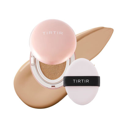 Picture of [*Mini Size*] TIRTIR All Cover Pink Cushion | Korean Cushion Foundation, (#25N Mocha, 0.15 Fl Oz)