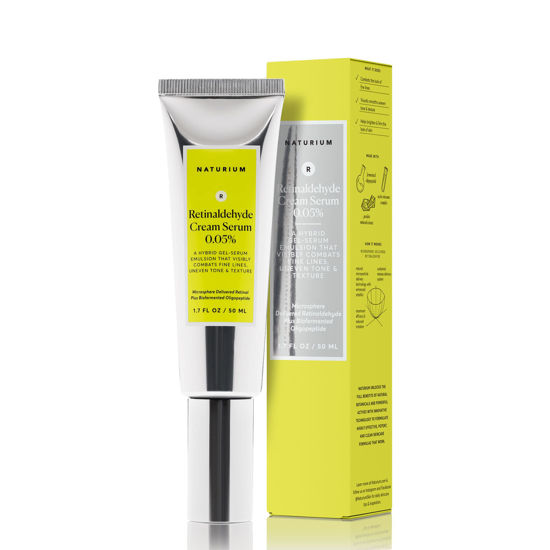 Picture of Naturium Retinaldehyde Cream Serum 0.05%, Advanced Anti-Aging & Smoothing Face & Skin Care, 1.7 oz