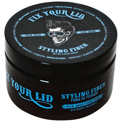 Picture of Fix Your Lid-Hair Styling Fiber for Men's and Boys' Short, Choppy Hair Types with High Hold and Low Shine, Infused with Pleasant Citrus Scent, Paraben and Phthalate Free,3.5 oz