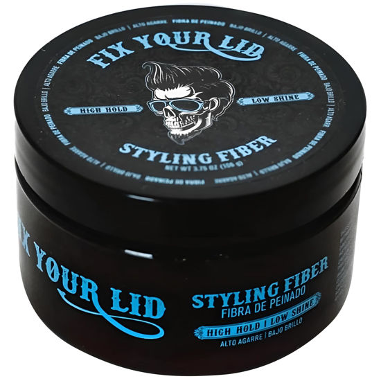 Picture of Fix Your Lid-Hair Styling Fiber for Men's and Boys' Short, Choppy Hair Types with High Hold and Low Shine, Infused with Pleasant Citrus Scent, Paraben and Phthalate Free,3.5 oz
