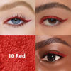 Picture of evpct 1Pcs Red Color Gel Glitter Eyeliner Pencils Set for Women Waterline Waterproof Smudge Proof lapiz de ojos delineador de ojos contra el agua Eye Liner Makeup, 10# Red