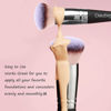 Picture of Daubigny Dual-ended Foundation Brush Concealer Brush Perfect for Any Look Premium Luxe Hair Rounded Taperd Flawless Brush Ideal for Liquid, Cream, Powder,Blending,Concealer