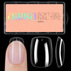 Picture of AILLSA Extra Short Square Nail Tips Clear Full Cover Gelly Press on Nails Soft Gel False Nail Tips Preshaped Acrylic Fake Nail Tips for DIY Home Salon Gift, 504PCS 10 Sizes