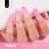 Picture of Beetles Pink Gel Nail Polish, 15ML Light Pink Bright Pink Valentines Gel Nail Polish Solid Color Soak Off UV LED Lamp French Gel Polish Spring Colorful Bottle Gel Manicure Gift for Women