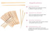 Picture of Mibly 1000 Pcs Wooden Wax Sticks - Eyebrow, Lip, Nose Small Waxing Applicator Sticks for Hair Removal and Smooth Skin - Spa and Home Usage
