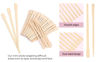 Picture of Mibly 1000 Pcs Wooden Wax Sticks - Eyebrow, Lip, Nose Small Waxing Applicator Sticks for Hair Removal and Smooth Skin - Spa and Home Usage
