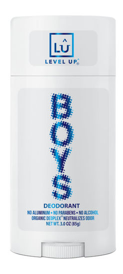 Picture of Level Up Boys Deodorant: Aluminum-Free, Alcohol-Free, Paraben-Free, 24 Hr Odor Protection, Clean Fresh Scent, Kids & Tweens, Made in the USA
