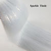 Picture of White Braiding Hair Pre stretched Glitter Tinsel Hair Kanekalon Prestretched Braiding Hair with Sparkle Tinsel Ez Braid Braiding Hair
