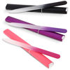 Picture of 3 Pack Crystal Glass Fingernail File with Case for Natural Nail Professional Czech Glass File Double-Sided Etched Gentle Nail Care Stocking Stuffers for Women or Adults, Unique Gifts