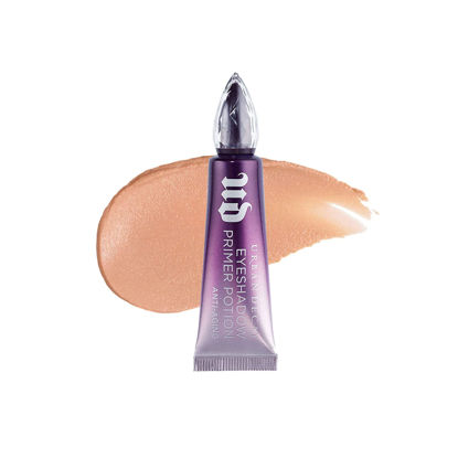 Picture of Urban Decay Anti-Aging Eyeshadow Primer Potion (Travel Size), Nude Eye Primer, Improves Look of Fine Lines & Texture, Smooths & Preps Eyelid Base for Vibrant Color, Crease-free Eye Makeup - 0.16 fl oz