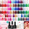 Picture of Beetles Glitter Gel Nail Polish Set 44Pcs, Holiday Red Gold Green Silver Burgundy Blue Pink Sparkle Gel Polish Kits with Base Top Coat Soak off Uv Gel Nail Polish Valentine's Day Gift for Women