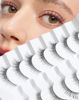 Picture of Natural Lashes Short Lashes Wispy Lashes Natural Look Natural Eyelashes Wispy False Eyelashes Small Lashes 11mm K41