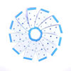 Picture of Wig Tape Strips 36pcs Double Sided Waterproof Lace Wigs Adhesive Tape for Lace Wig Toupee (Blue with Hole)