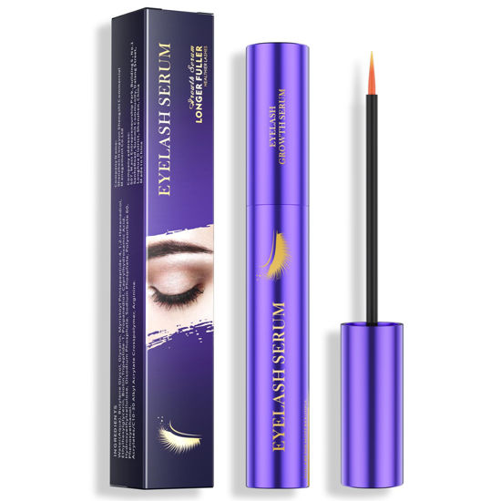 Picture of Lash Serum - 8ml Rapid Eyelash Growth Serum, Lash Serum for Eyelash Growth Thickness, Stronger, Healthier Lashes & Brows, Vegan & Cruelty-Free