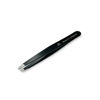 Picture of Beauty Power Professional Tweezers - Slant, Durable Lightweight German Stainless Steel, Ultra Precision Tweezers for Eyebrows, Facial Hair, Chin, and Ingrown Hair Removal - Gift (Matte Black)