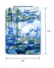 Picture of Aeisage Small Hand Mirror Rectangular Compact Magnifying Mirror Mini Pocket Mirror Purse Mirror Compact Travel Mirror Water Lilies Gifts for Women Monet