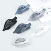Picture of CHANDAT Flat Hair Clip 6 pcs Lay Down Claw Clips Hair Accessories for Women -Grey