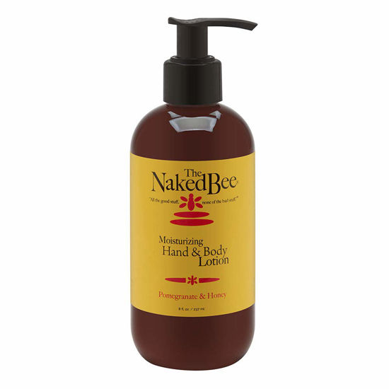 Picture of The Naked Bee Nourishing Body Lotion for All Skin Types (8 oz) Moisture Replenishing Lotion for Dry Skin with Pomegranate & Honey
