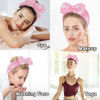 Picture of Casoty 6 Pcs Makeup Hair Headbands, Soft Coral Fleece Spa Headband for Washing Face, Facial Headband for Face Washing Shower Skin Care Yoga