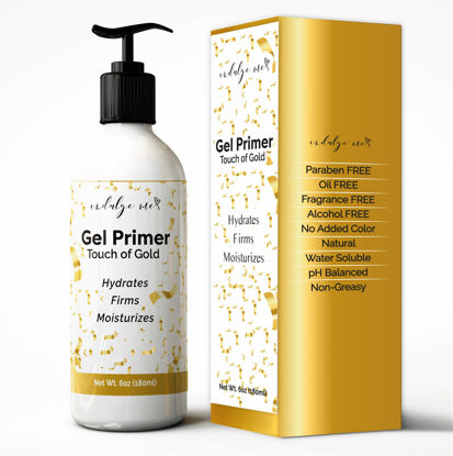 Picture of Conductive Gel - Facial Hydrating Leave-On Gel Primer, Hyaluronic Acid, Collagen Peptide, Niacinamide, Vitamin E, Gold Foil