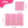 Picture of MAQIHAN 1200 Lint Free Nail Wipes - Pink Acetone Nail Polish Remover Wipes Lint Free Nail Wipes Pads Gel Nails No Lint Nail Glue Wipes Eyelash Extensions Toallitas Para Uñas Sin Pelusa Nail Supplies