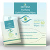 Picture of NOVEHA Eyelid & Lash Wipes | For Itchy, Dry Eyes, Styes & Blepharitis, Demodex | lid and lash Cleansing Wipes, Hypoallergenic & Soothing For Sensitive Eyes, Pack of 60