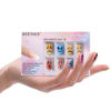 Picture of Colorful Press on Nails Almond Fake Nails Halloween Artificial False Nails with Scary Grimace Designs Full Cover Acrylic Nails Glue on Nails Kit for Women 24Pcs