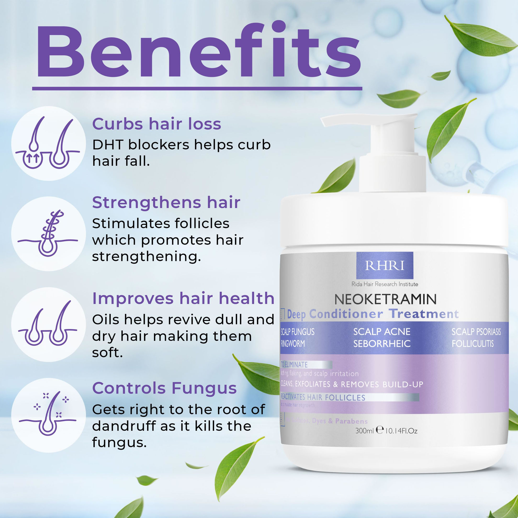 GetUSCart- Anti Fungal Deep Conditioner for Men and Women | Scalp ...