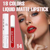Picture of evpct CmaaDu 1Pcs Bright Sexy Red Liquid Matte Lipstick Lipgloss Set for Women, labiales mate 24 horas originales matte larga duracion 24 Hour Lipstick Lip Stains Long Lasting Waterproof 24, 14#